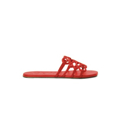 LOEWE PETAL ANAGRAM SLIDE IN SOFT CALFSKIN LLSP465X08